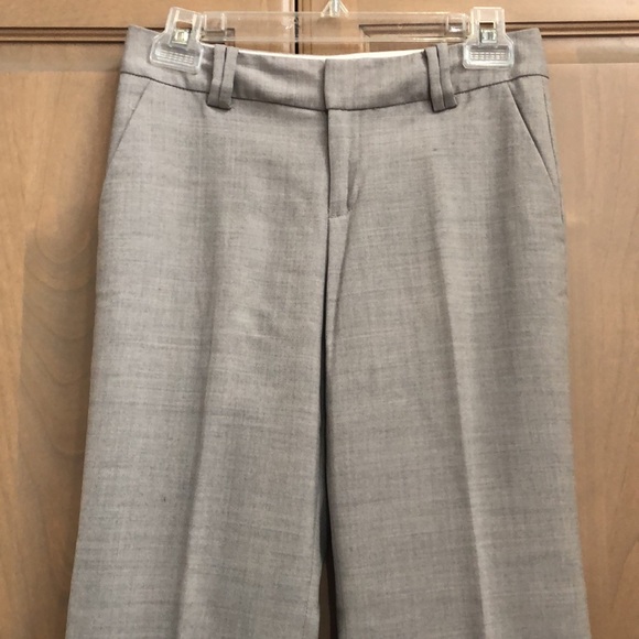 New Banana Republic Martin wool blend straight leg short trousers - Picture 2 of 7